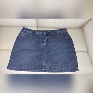 St John's Bay 16W Blue Jean Skort #5
